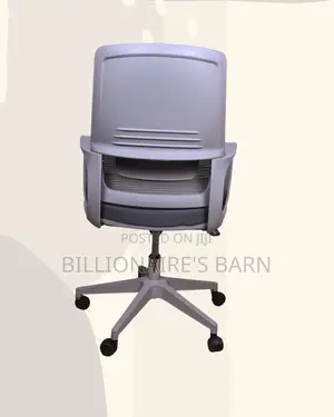 Grey Mid-Back Mesh Chair | Cool Airflow for Kenya’S Warm Afternoons |