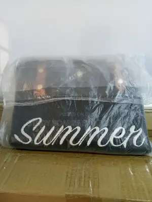 Black Summer Vibes Tote Shoulder Bag