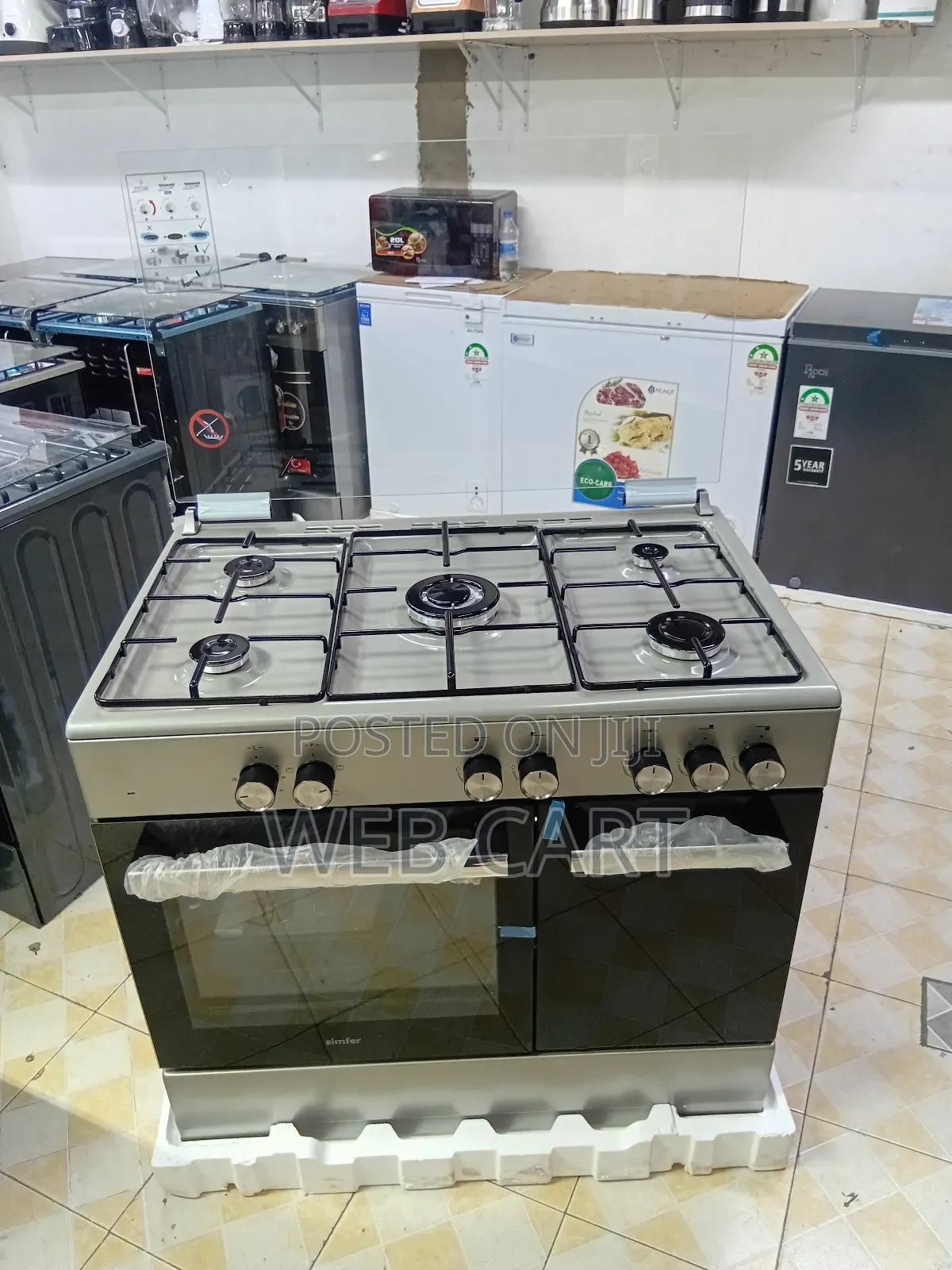 Simfer Fb9504segr 5g Free Standing Cooker 90×60