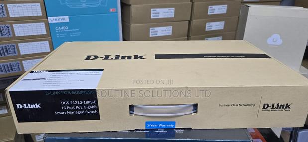 Dlink DGS-F1210-18ps-E 16 Port Gigabit Smart Managed Switch