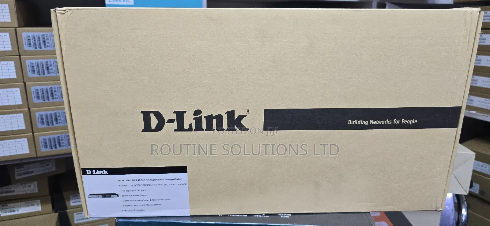 Dlink DGS-F1210-18ps-E 16 Port Gigabit Smart Managed Switch