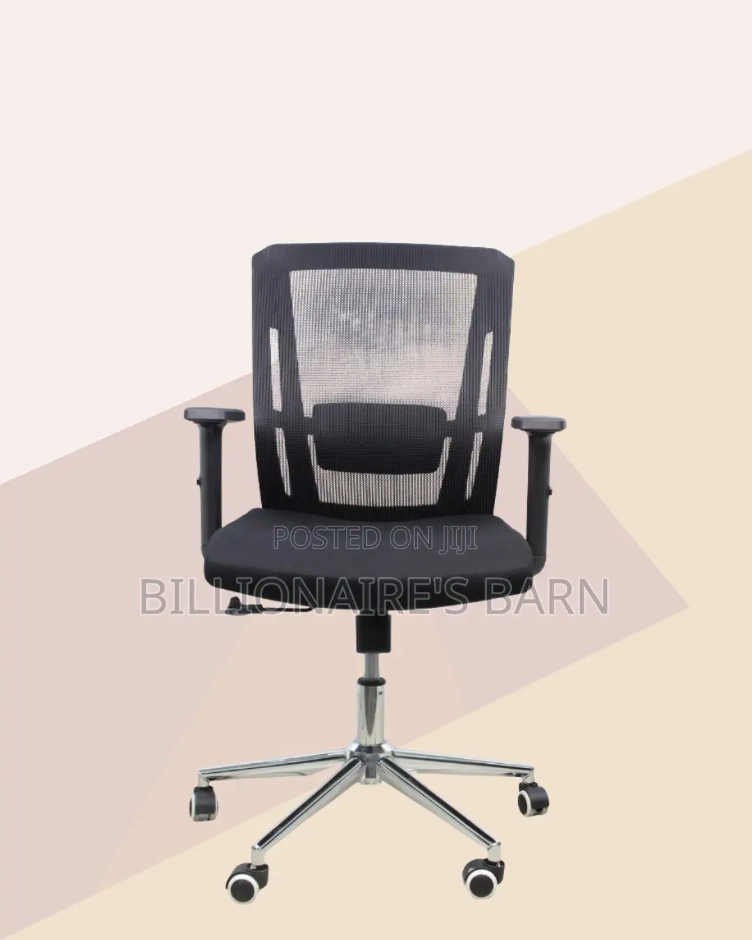 Black Origin Mesh Chair | Cool Airflow for Kenya’S Warm Afternoons |