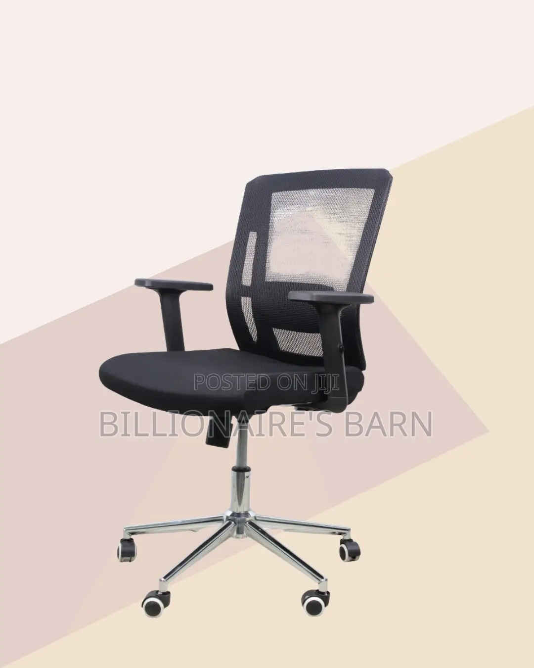 Black Origin Mesh Chair | Cool Airflow for Kenya’S Warm Afternoons |