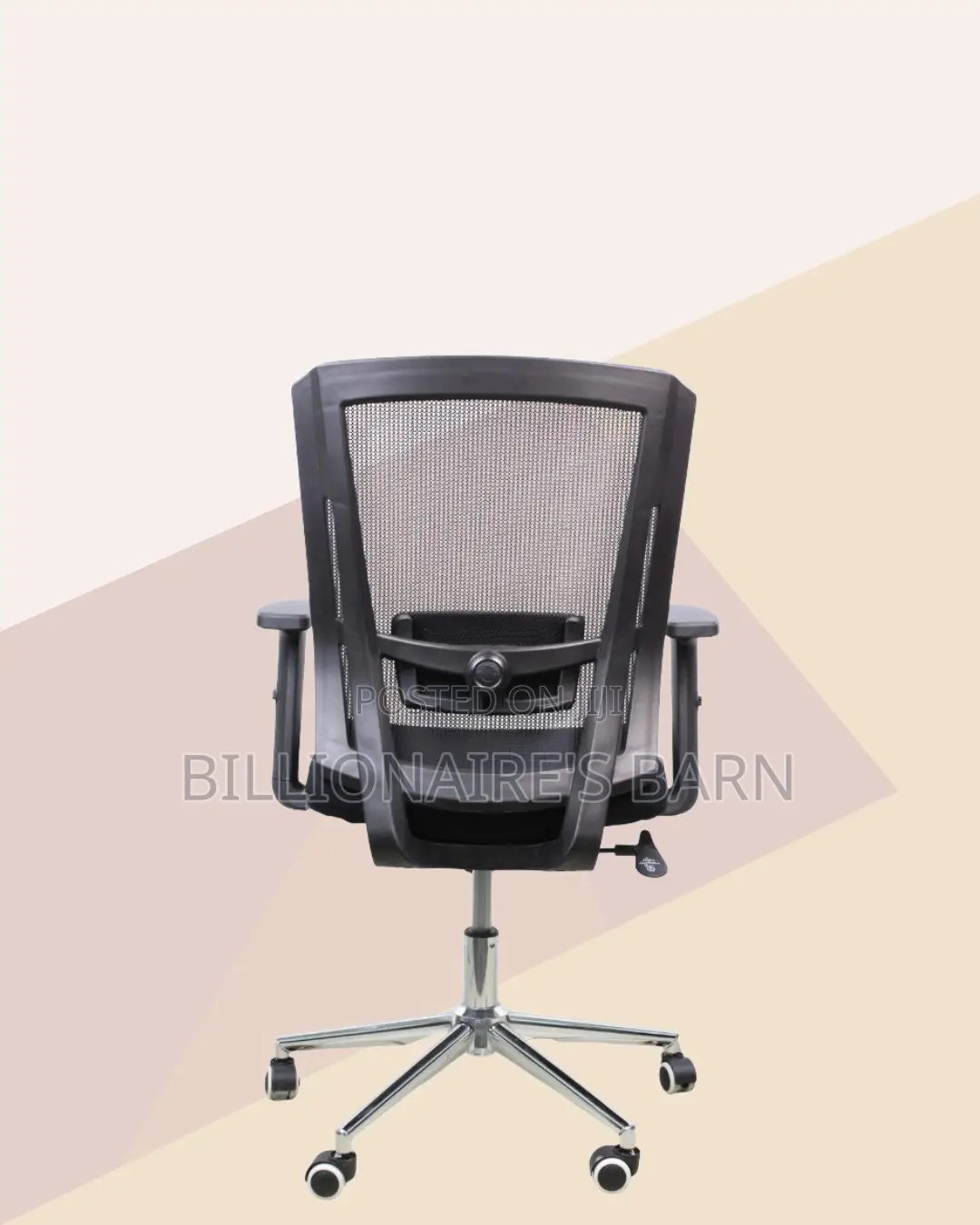 Black Origin Mesh Chair | Cool Airflow for Kenya’S Warm Afternoons |