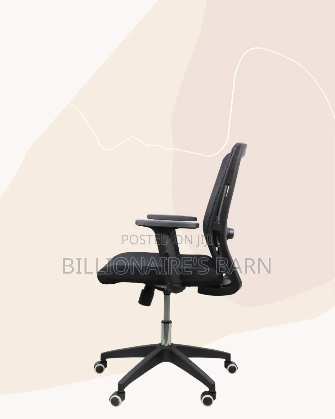 Black Origin Mesh Chair | Cool Airflow for Kenya’S Warm Afternoons |