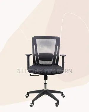 Black Origin Mesh Chair | Cool Airflow for Kenya’S Warm Afternoons |