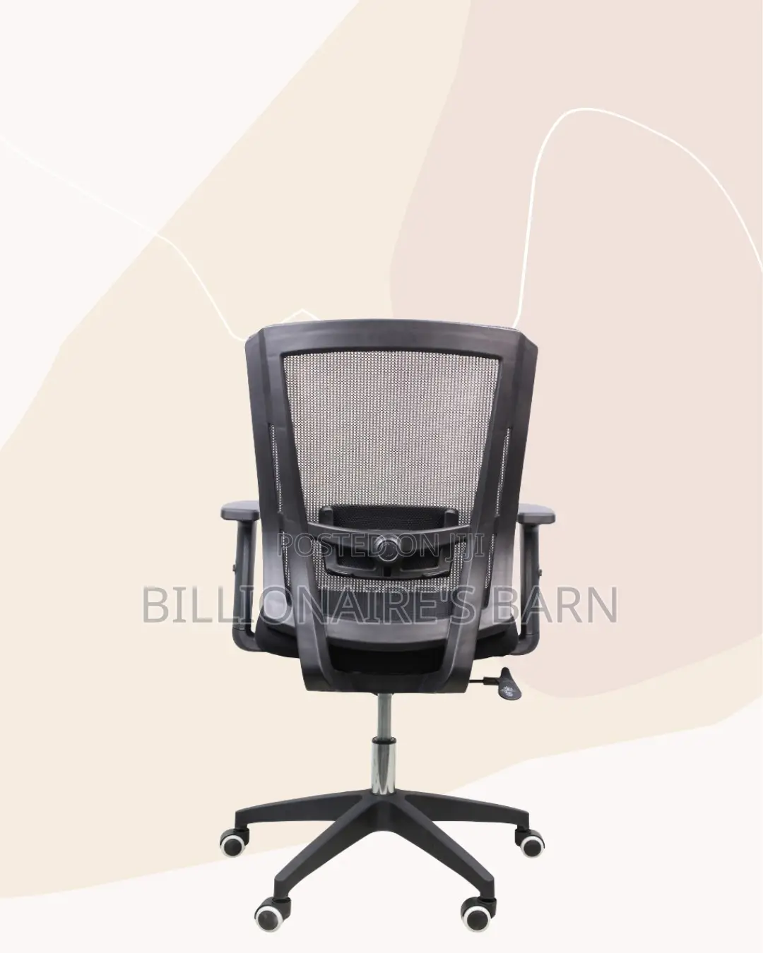 Black Origin Mesh Chair | Cool Airflow for Kenya’S Warm Afternoons |