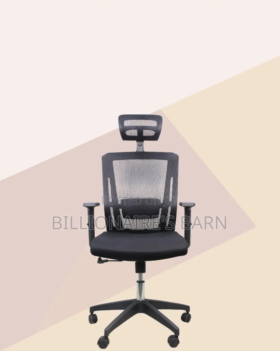 Black Ergonomic Mesh Chair | Cool Airflow for Kenya’S Warm Afternoons