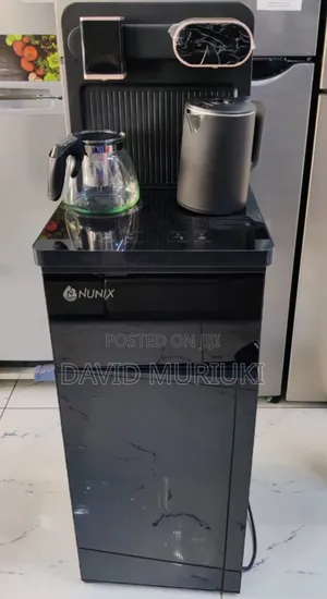 Black and Silver Nunix A1c Bottom Load Hot and Cold Water Dispensers