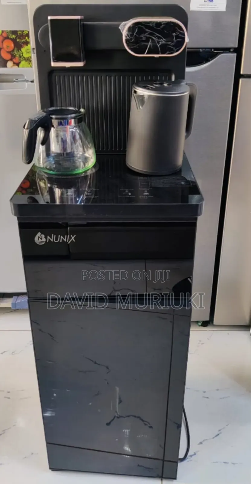 Black Nunix A1c Bottom Load Hot and Cold Water Dispensers
