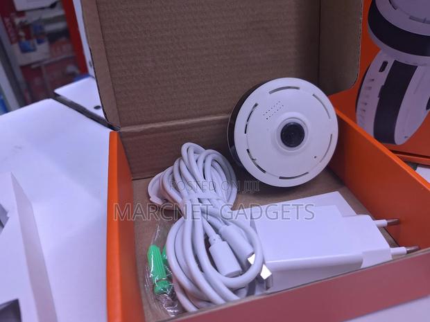Wide Angle Fish Eye V380 Pro Wireless Camera 2 Way Audio - thumbnail 2