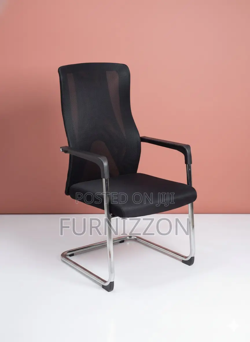 Executive Black Mesh High-Back Boardroom | Visitor Chair