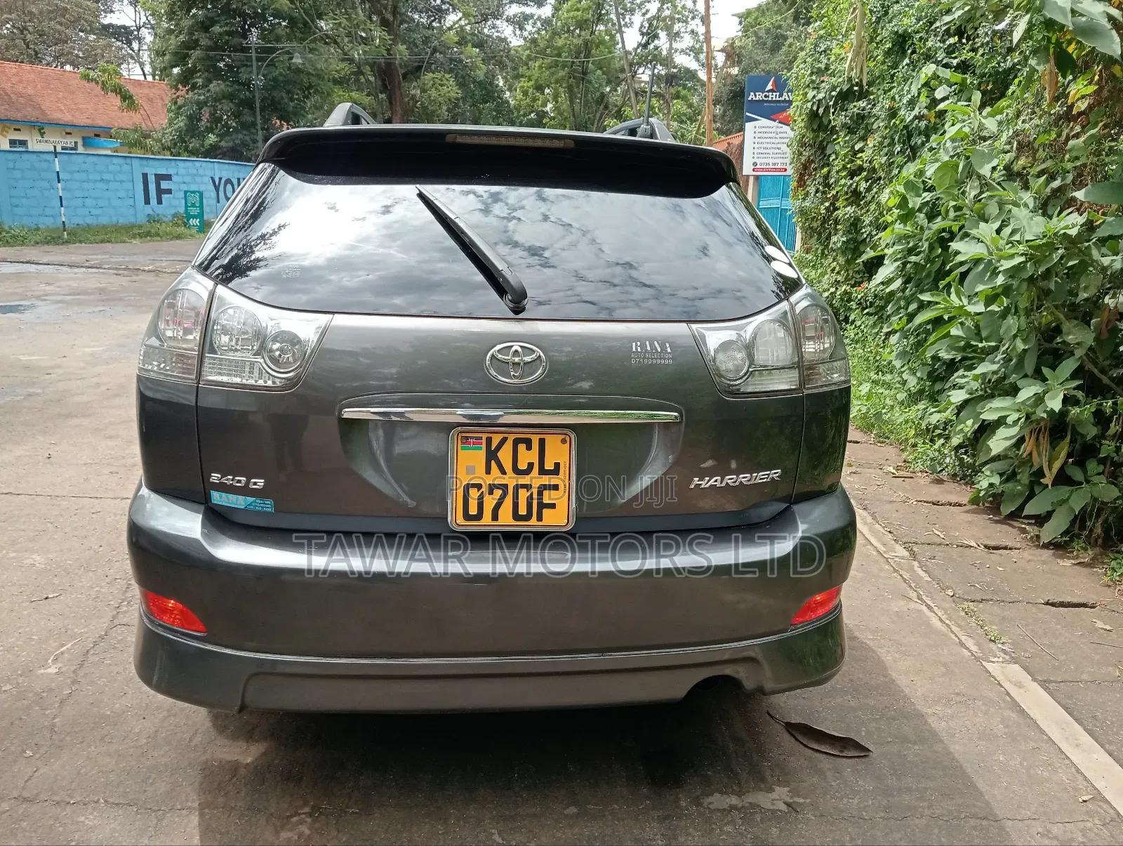 Toyota Harrier 2009 Gray