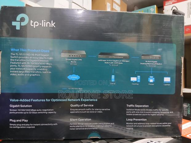 Tplink Switch 16port - thumbnail 2