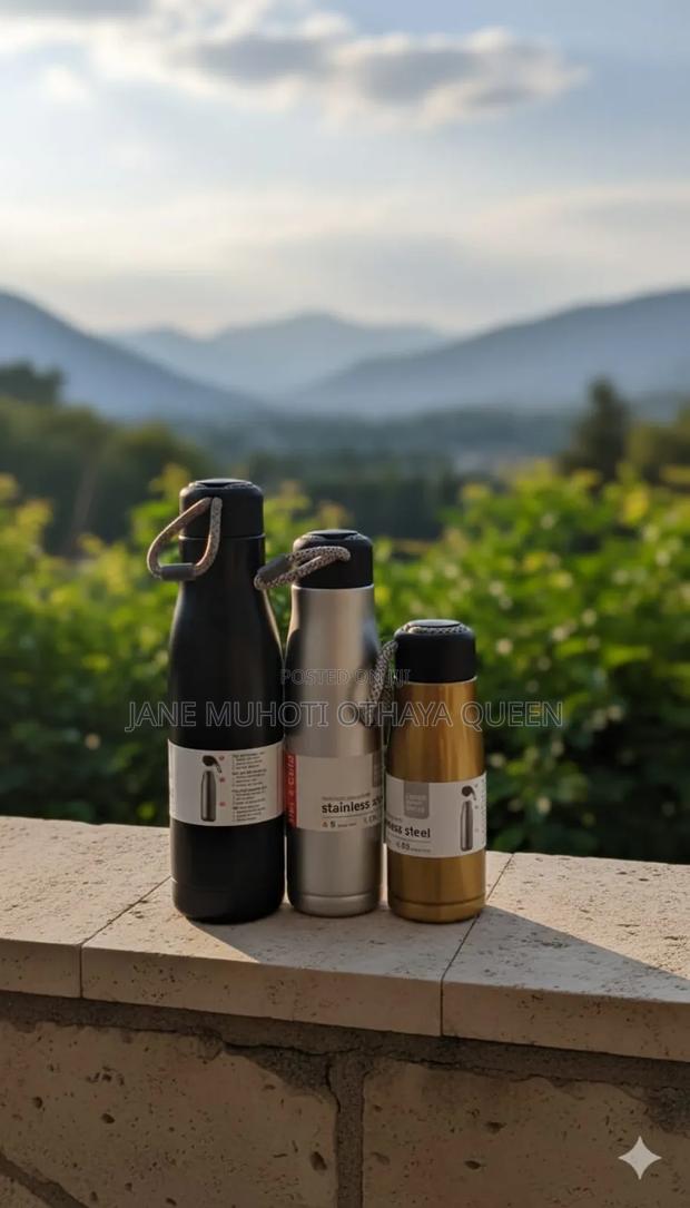 *3pc Kule Kamba String Strap Flask - main view