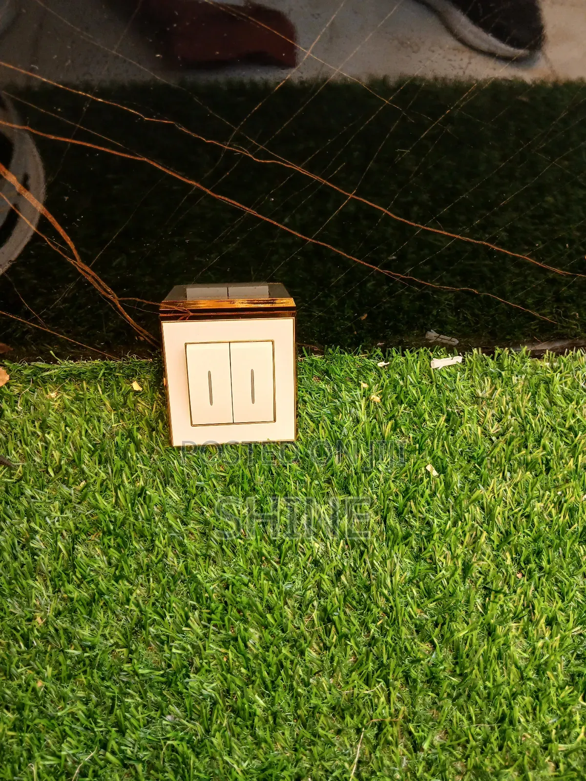 White and Gold Full Range of Switches and Sockets