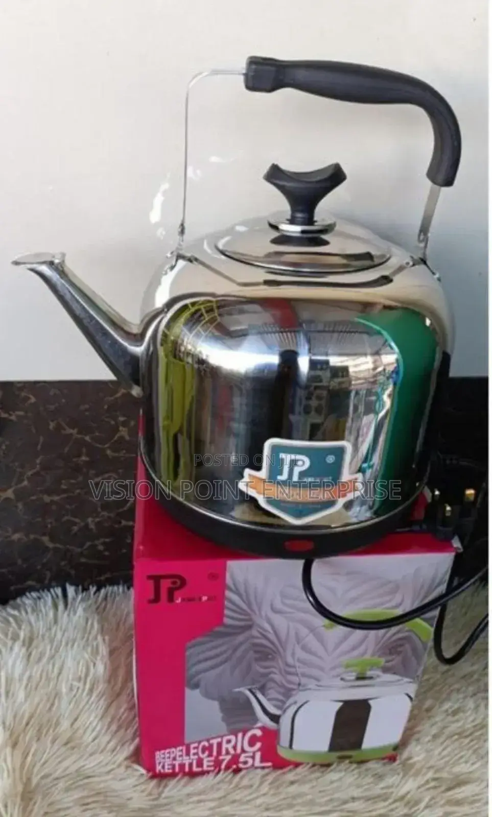James Pot 7.5ltrs Whistling Kettle