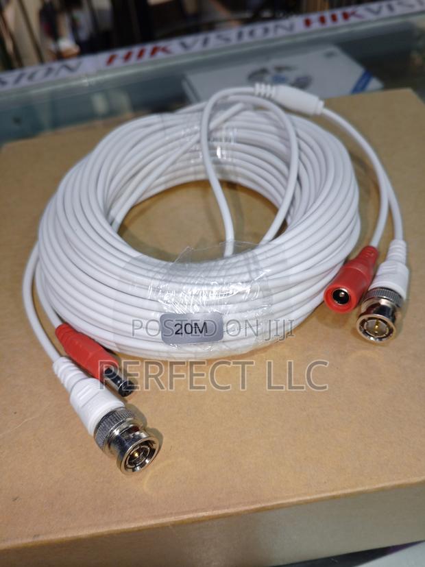 Bnc+Dc Pure Copper 20m Premade Cable for Securty Cameras - main view