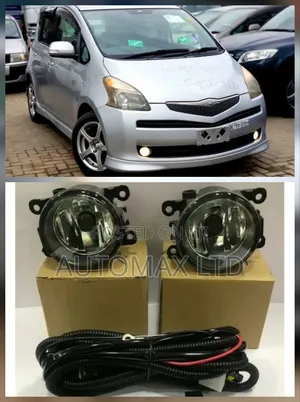 Yr,2005/07, Toyota Ractis Fog Lamps With Covers
