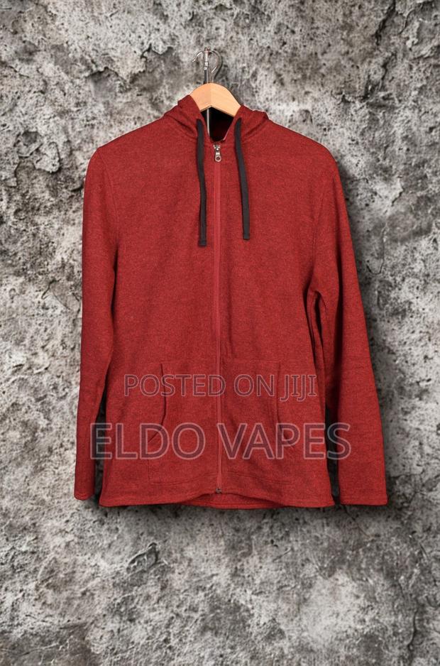 Casual Hooded Sweatshirts – Maroon - main view