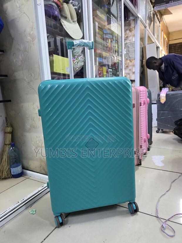 Light Green Rubber Suitcase Height 72cm