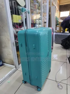Light Green Rubber Suitcase Height 72cm