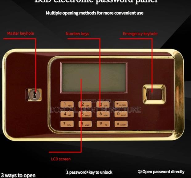 Brown Fire-resistant Office Safe - thumbnail 5