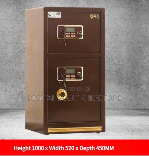Brown Fire-resistant Office Safe - thumbnail 6