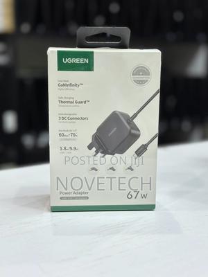 Ugreen Usb-c 67w Pd Gan Tech Power Adapter Uk+3 Dc Connectors - X377 - main view