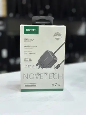 Ugreen Usb-c 67w Pd Gan Tech Power Adapter Uk+3 Dc Connectors - X377