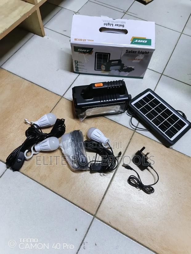 Dat Solar Light System With Bulb, Radio Touch, Solar -9013 - thumbnail 4