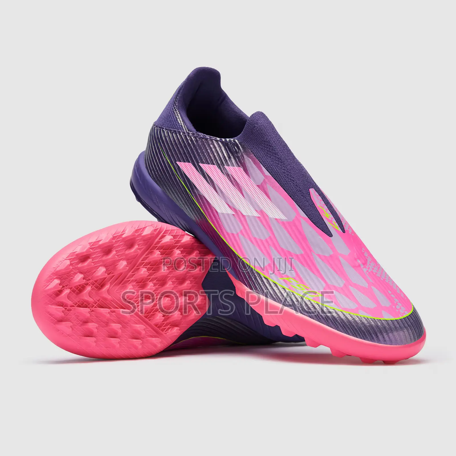 Lamine Yamal Unity Purple F50 Trainers - Laceless Ag Soccer Boots