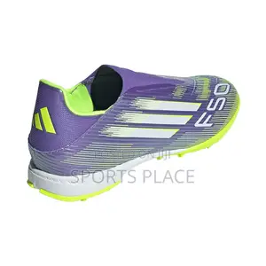 F50 Rush Purple Lucid Lemon Laceless Ag Trainers Football Boots
