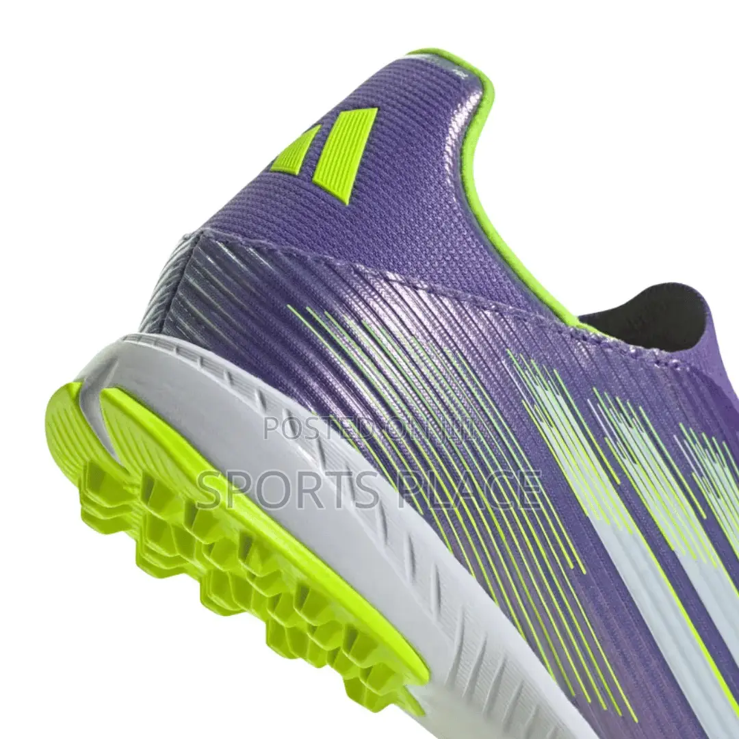 F50 Rush Purple Lucid Lemon Laceless Ag Trainers Football Boots