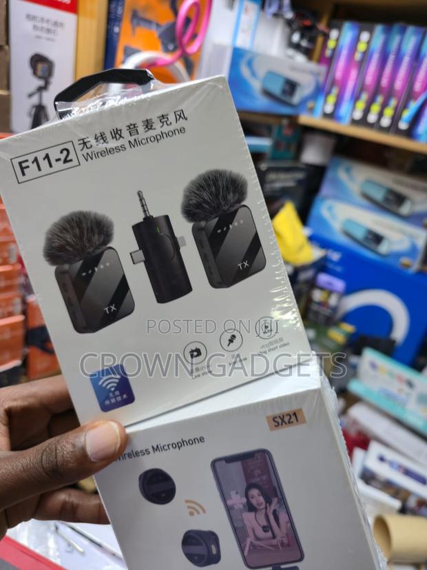 F11-2 Dual Wireless Lapel Microphone Noise Cancelling - main view