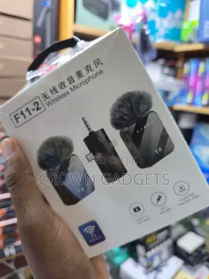 F11-2 3-in-1 Wireless Lavalier Microphone Dual Transmitter