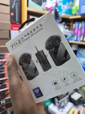 F11-2 3-in-1 Wireless Lavalier Microphone Dual Transmitter