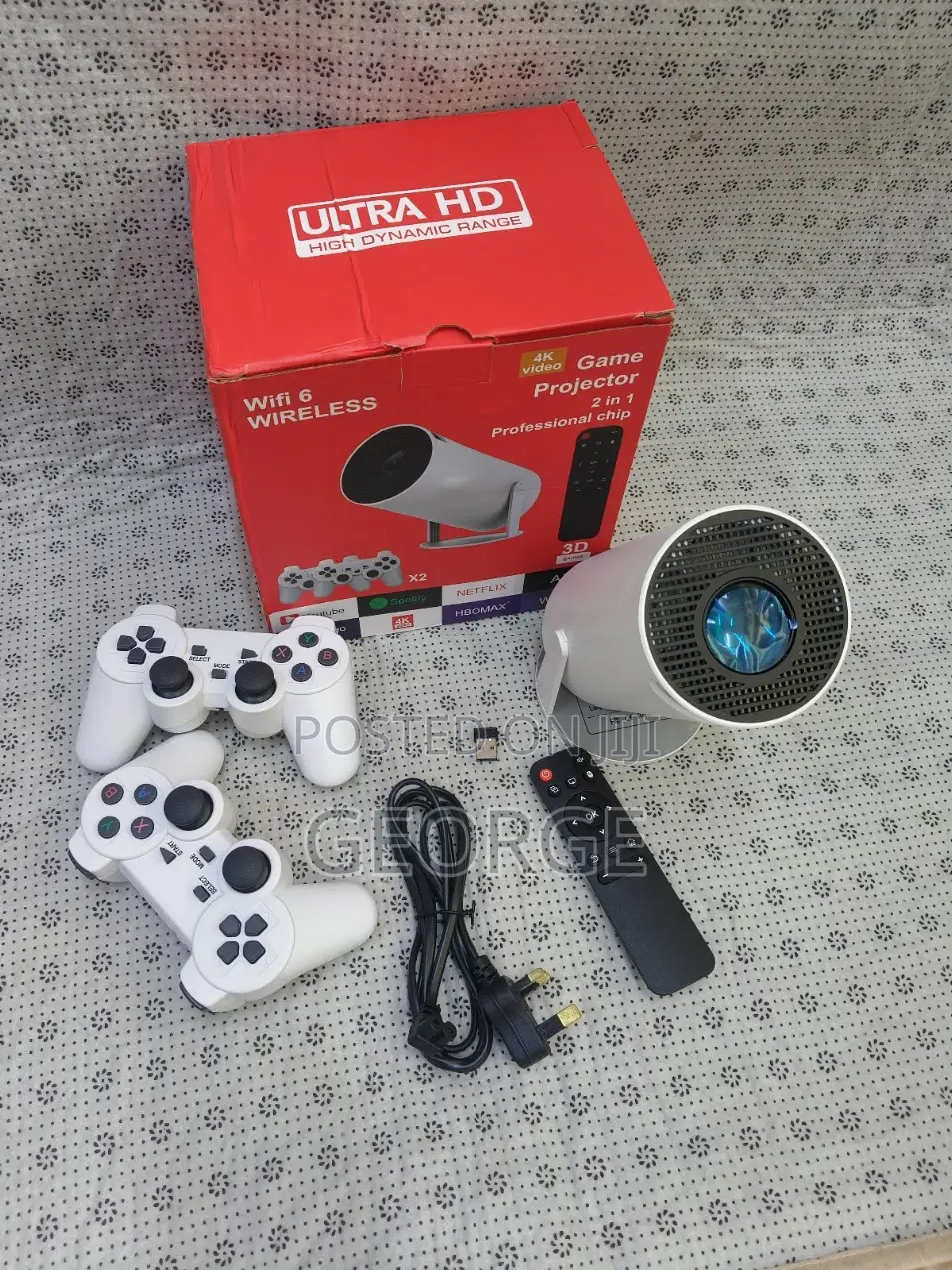 Best Selling Portable Projector Video Game Console Hd Smart Android