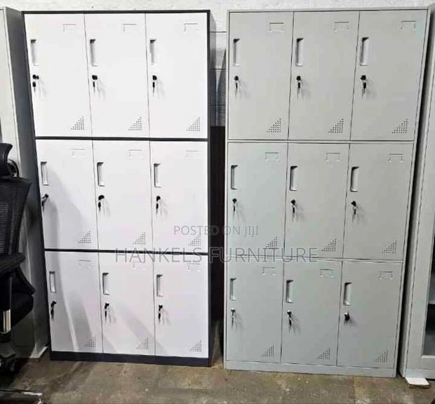 Heavy-Duty 9 Compartment Locker Cabinet