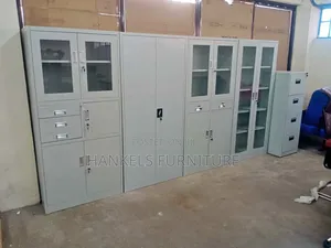 Professional Office Cabinet With Glass Doors