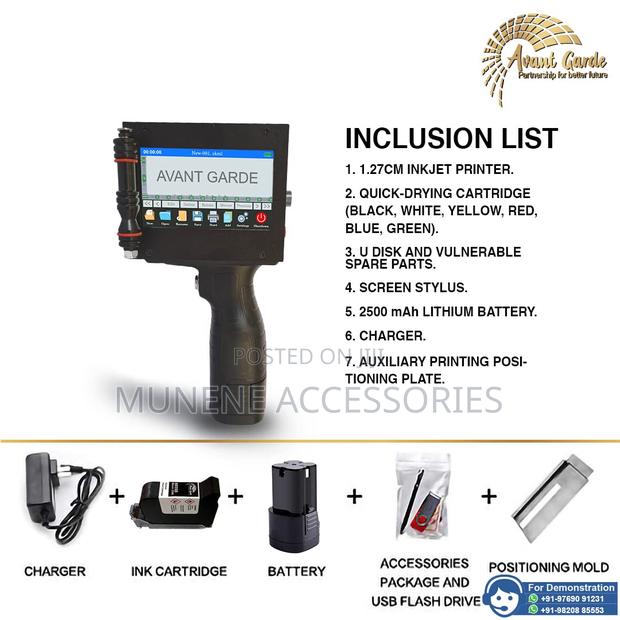 Ink Handheld Inkjet Printing for Metal Plastic Qr Code Batch Marking - thumbnail 4