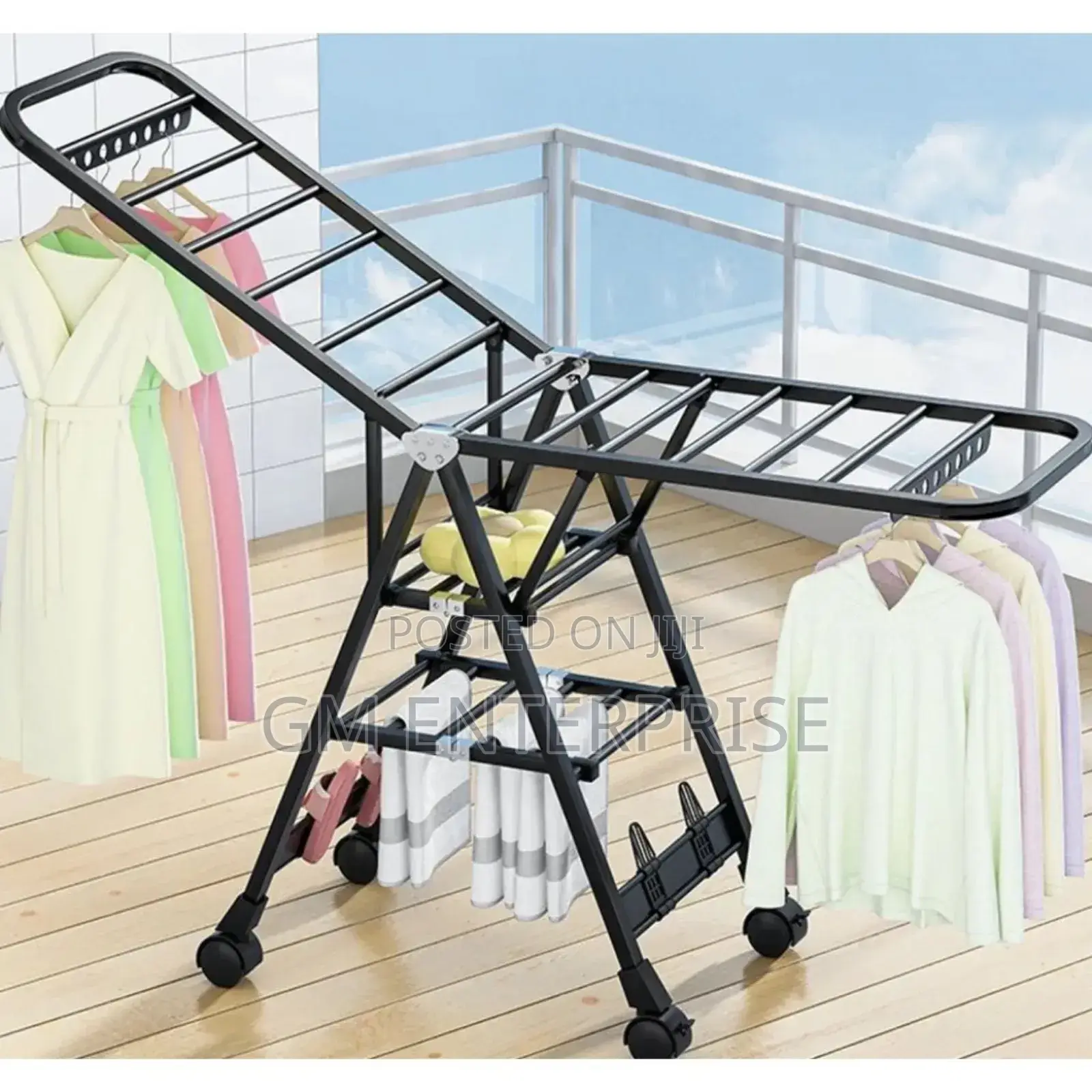 *Movable Foldable/Portable Laundry Drying Rack*