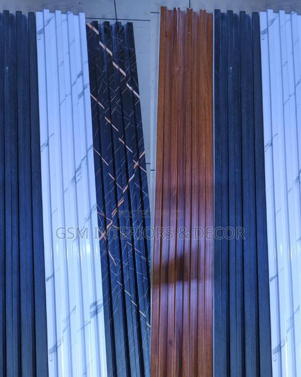 Fluted Wall Panels in Back and White - main view