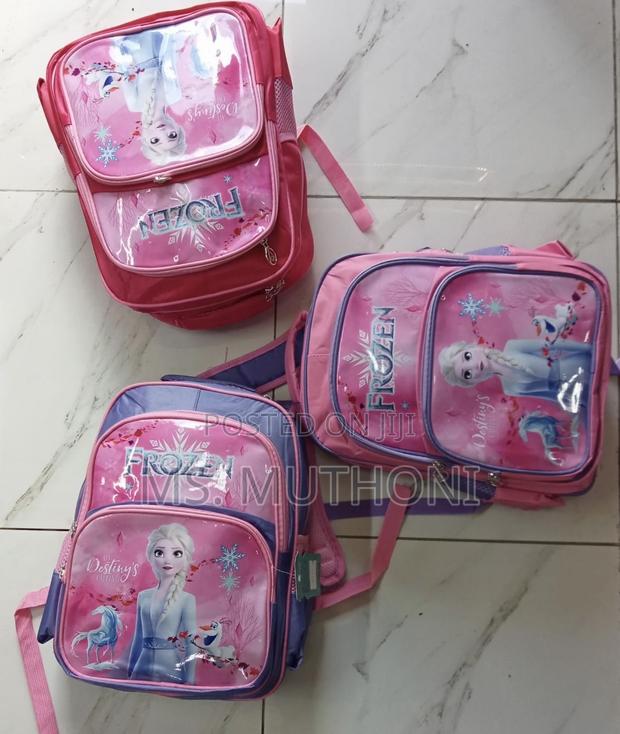Disney Cartoon 3 Compartment School Bag, - thumbnail 3