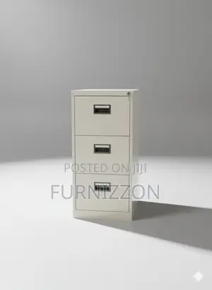 3-Drawer Metallic Office Storage Cabinet
