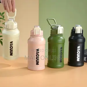 Stainless Steel Vacuum Sports Water Bottle Flask With Handle