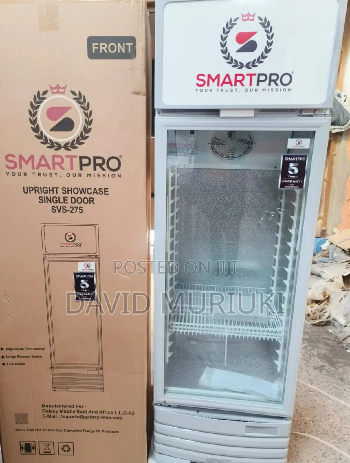 279 Litres Smart Pro Upright Showcase Refrigerators