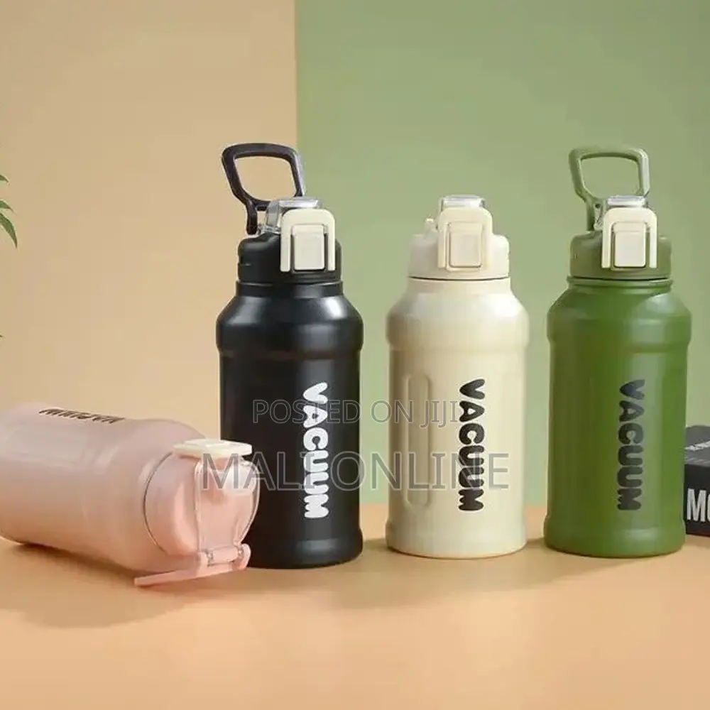Stainless Steel Vacuum Sports Water Bottle Flask With Handle