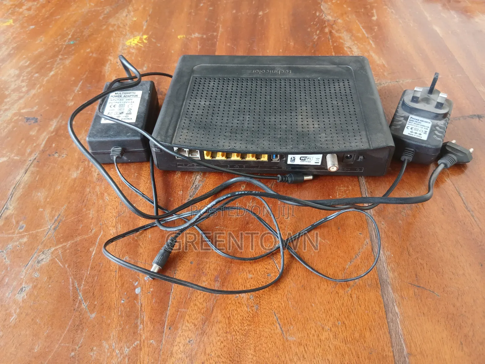 Original Technicolor Wireless Router + Power Supply (Clean Tested)