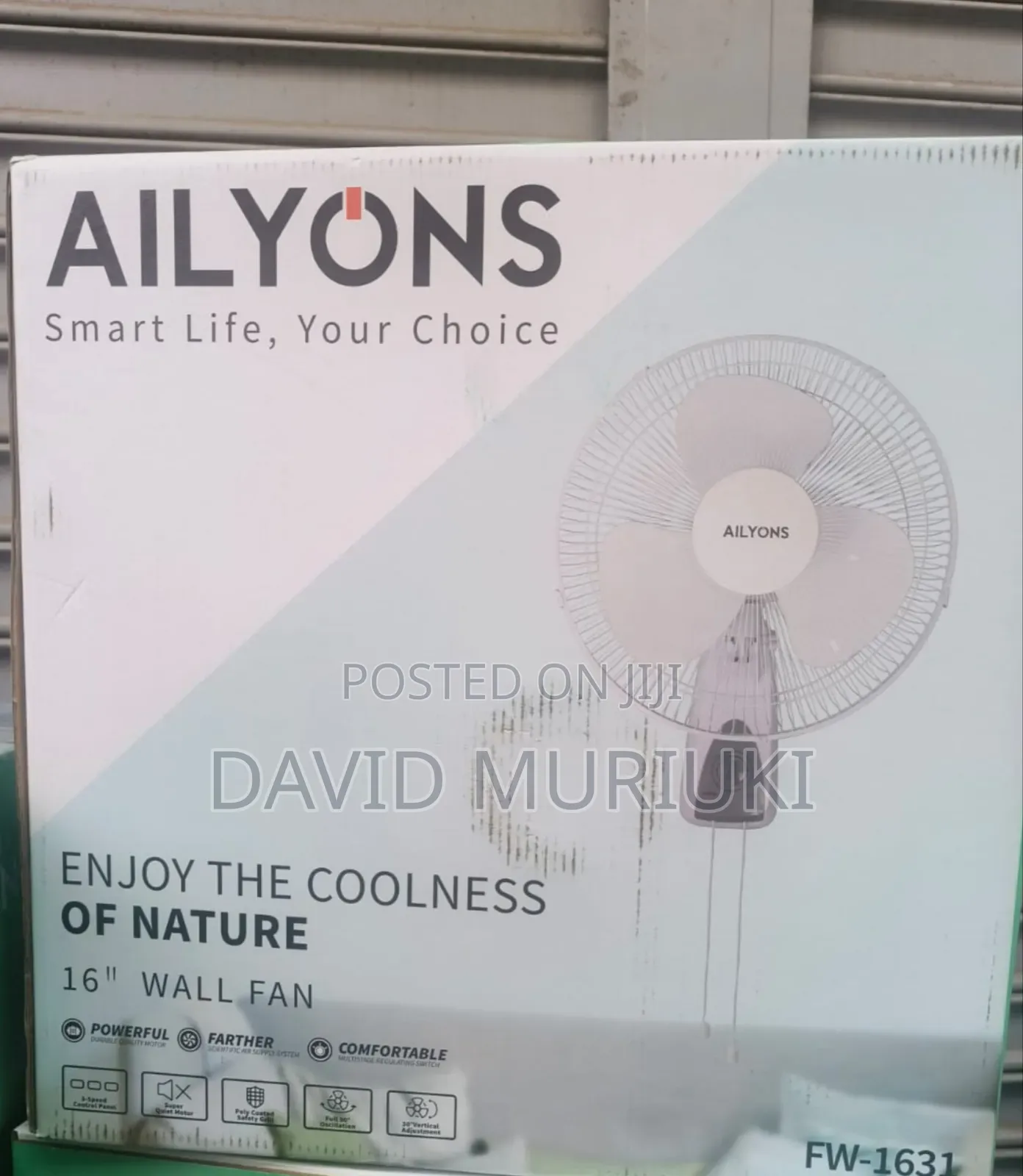 Ailyons 16 Inches Walls Fans
4 Pieces